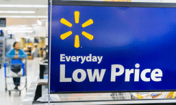 Walmart low price sign